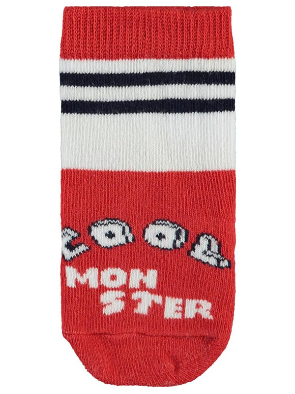 Civil Baby Monster 3'lü 6-18 Ay Bebek Erkek Çorap Set