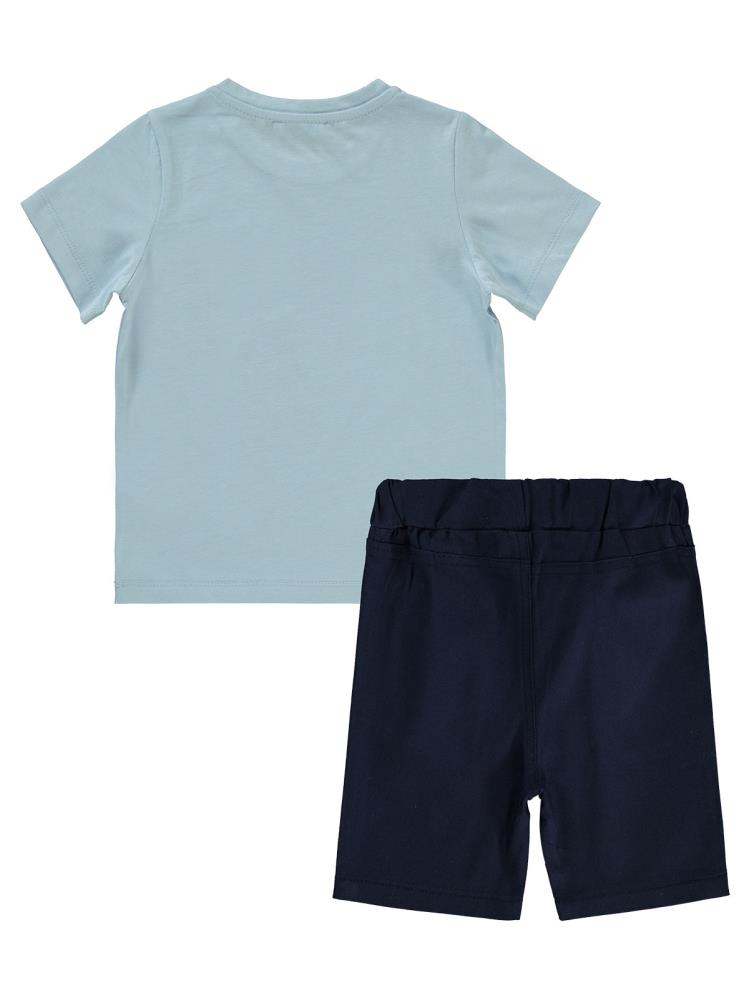 Civil Boys Orıgınal Baskılı 2-5 Yaş Takım - Mavi