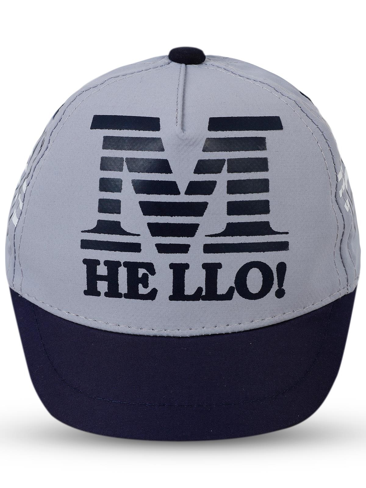 Civil Baby Hello Kep Şapka 1-3 Yaş Bebek Erkek - Gri