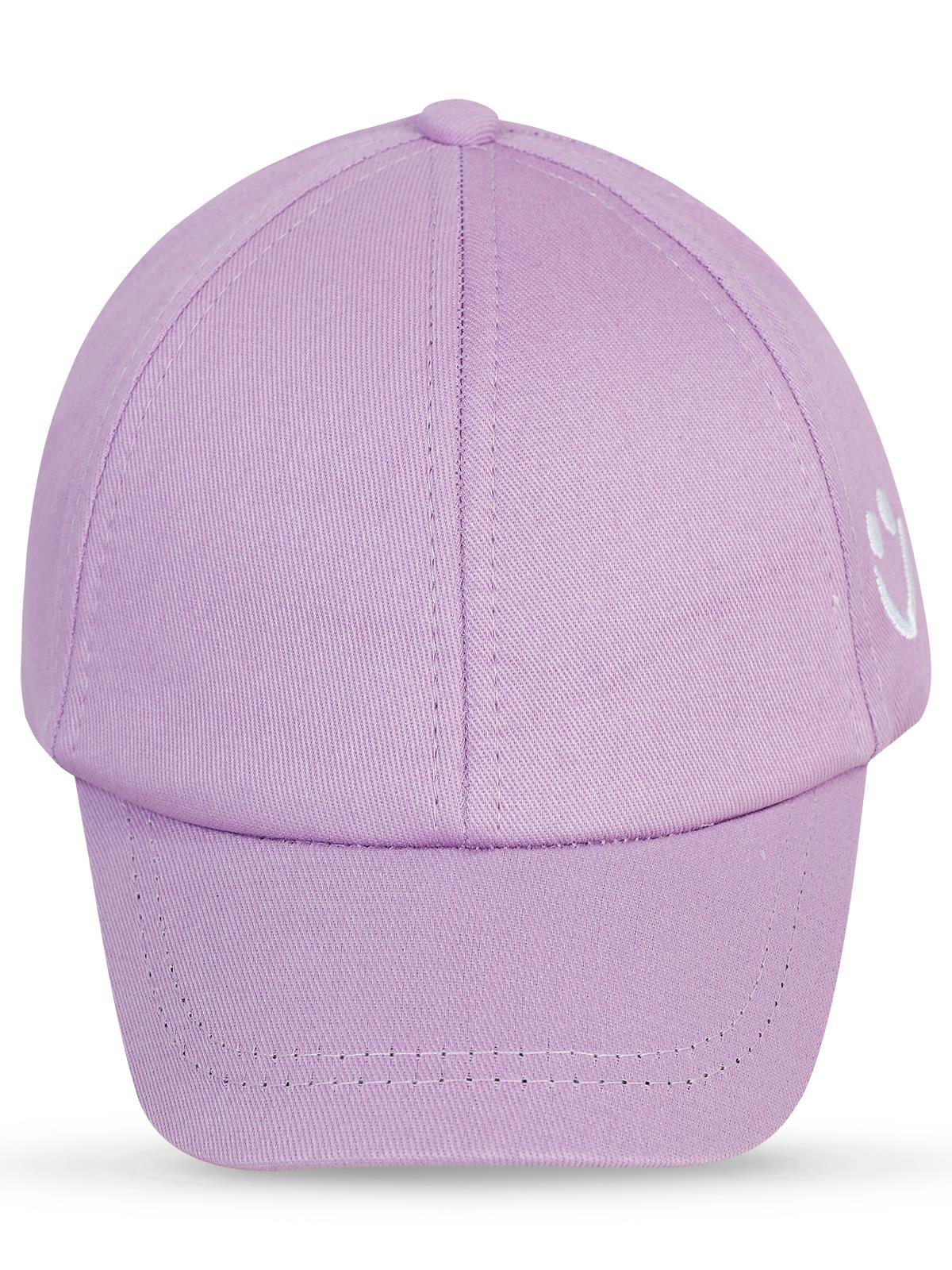 Civil Girls Smile Desenli 2-5 Yaş Çocuk Kız Kep Şapka - Lila