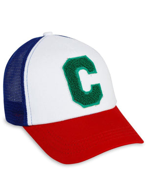 Civil Boys C Harf Nakış 6-9 Yaş Çocuk Erkek Kep Şapka - Mavi