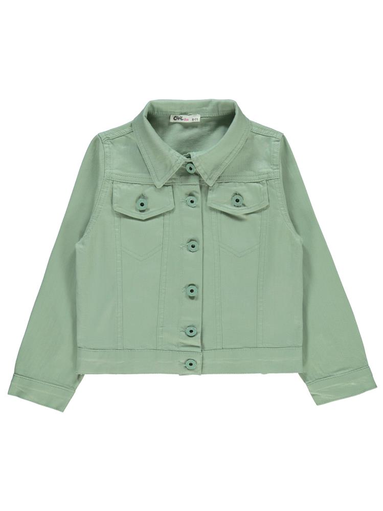 Civil Girls 6-9 Yaş Ceket - Yeşil