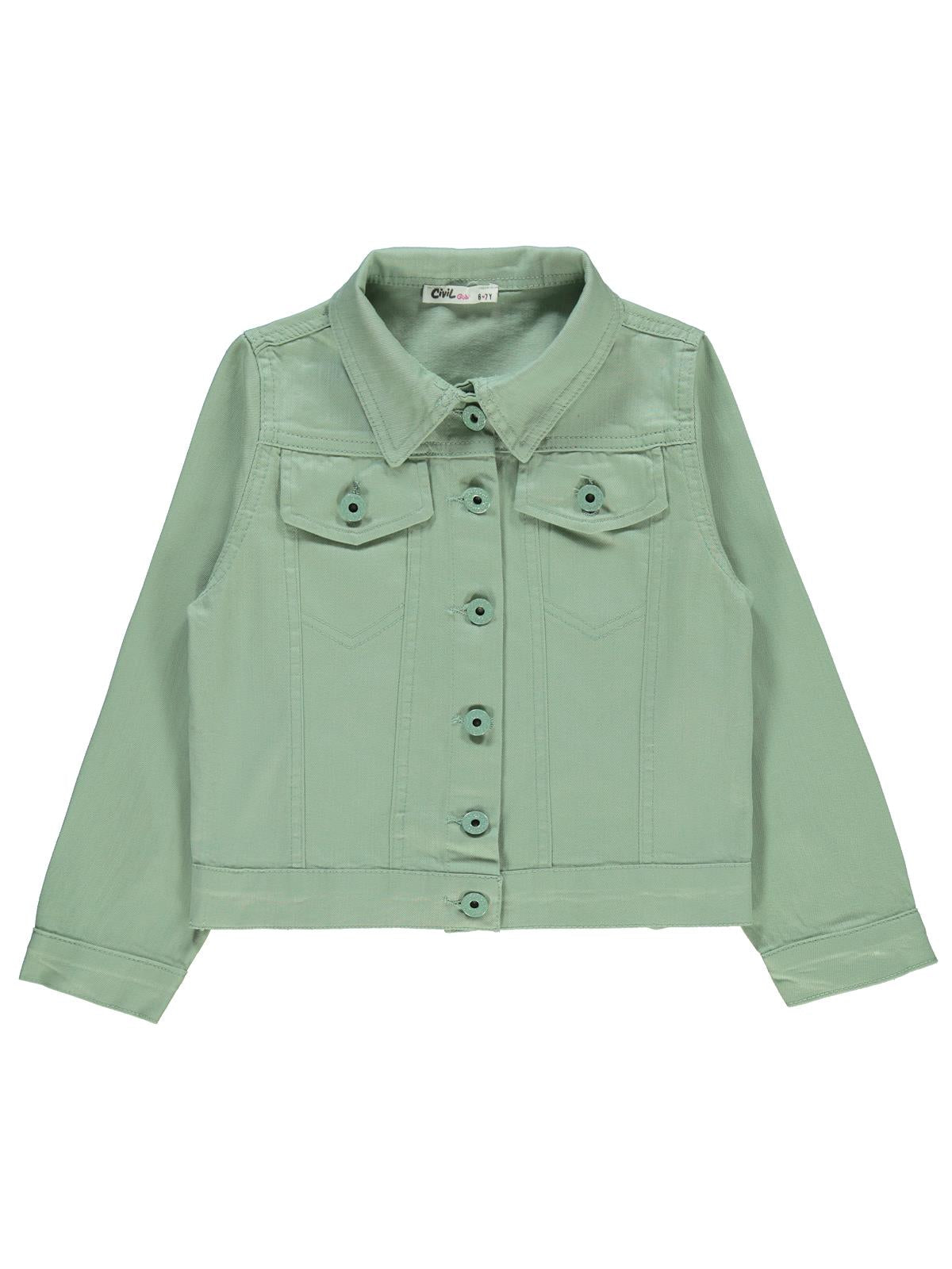 Civil Girls 6-9 Yaş Ceket - Yeşil