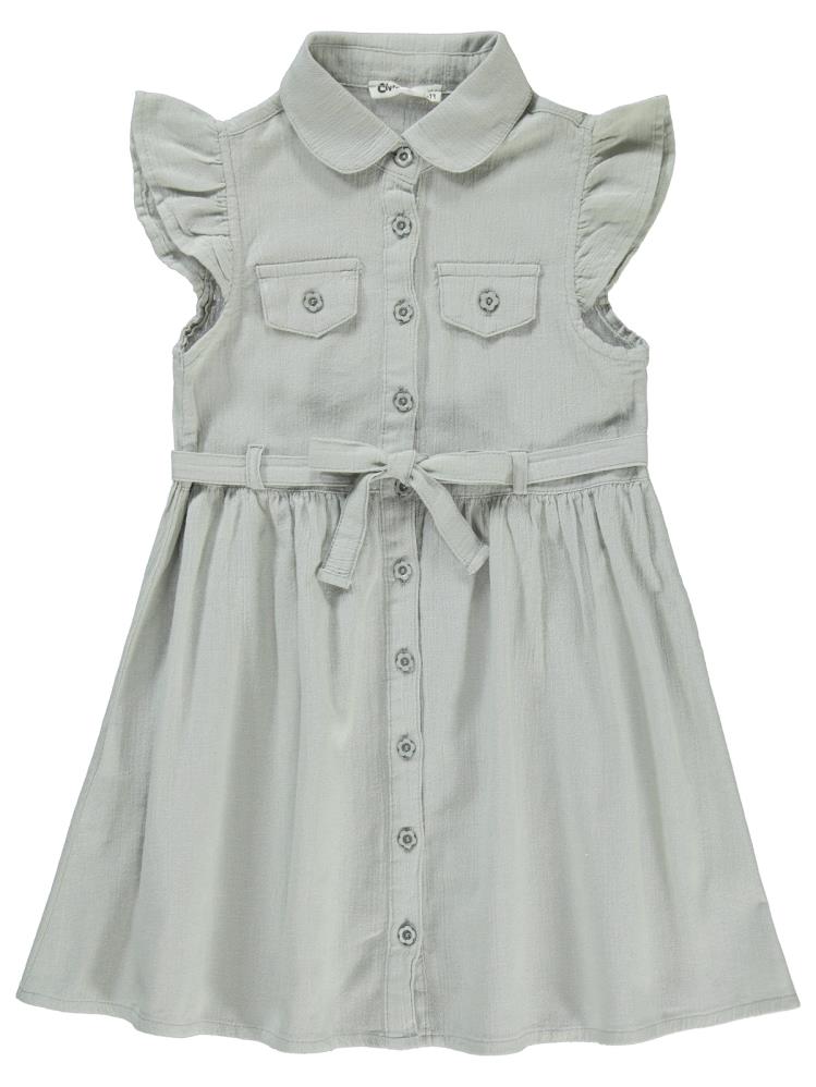 Civil Girls 6-9 Yaş Elbise - Bej