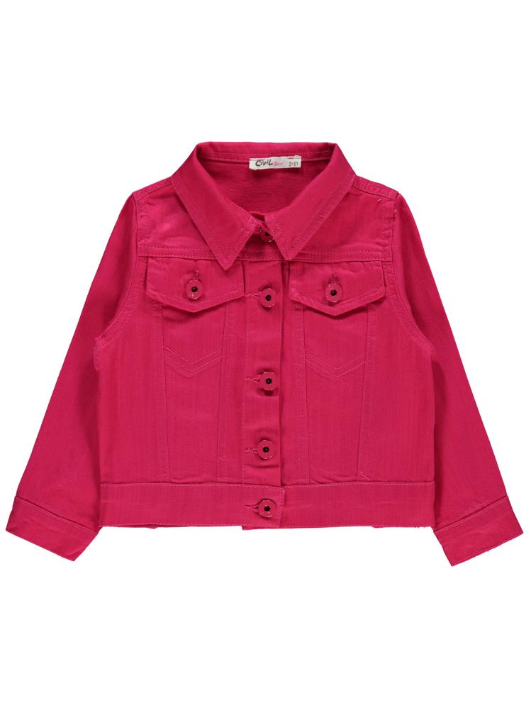 Civil Girls Kız Çocuk Ceket 2-5 Yaş - Fusya