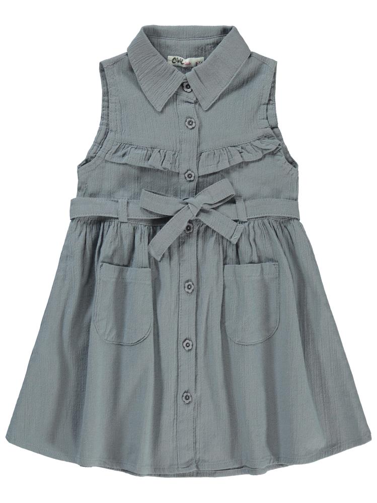 Civil Girls 2-5 Yaş Elbise - Gri
