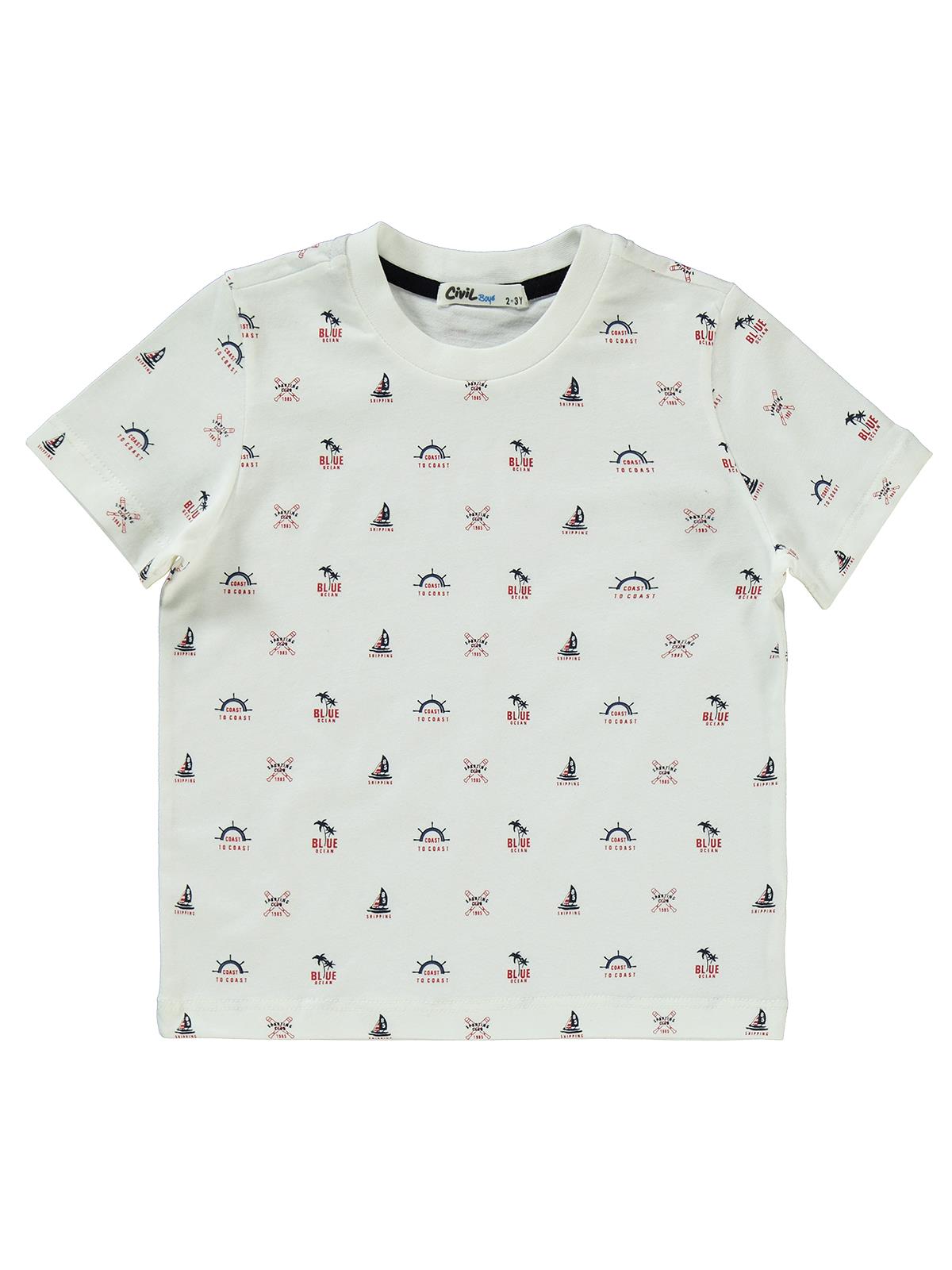 Civil Boys 2'li 2-5 Yaş Takım - Beyaz