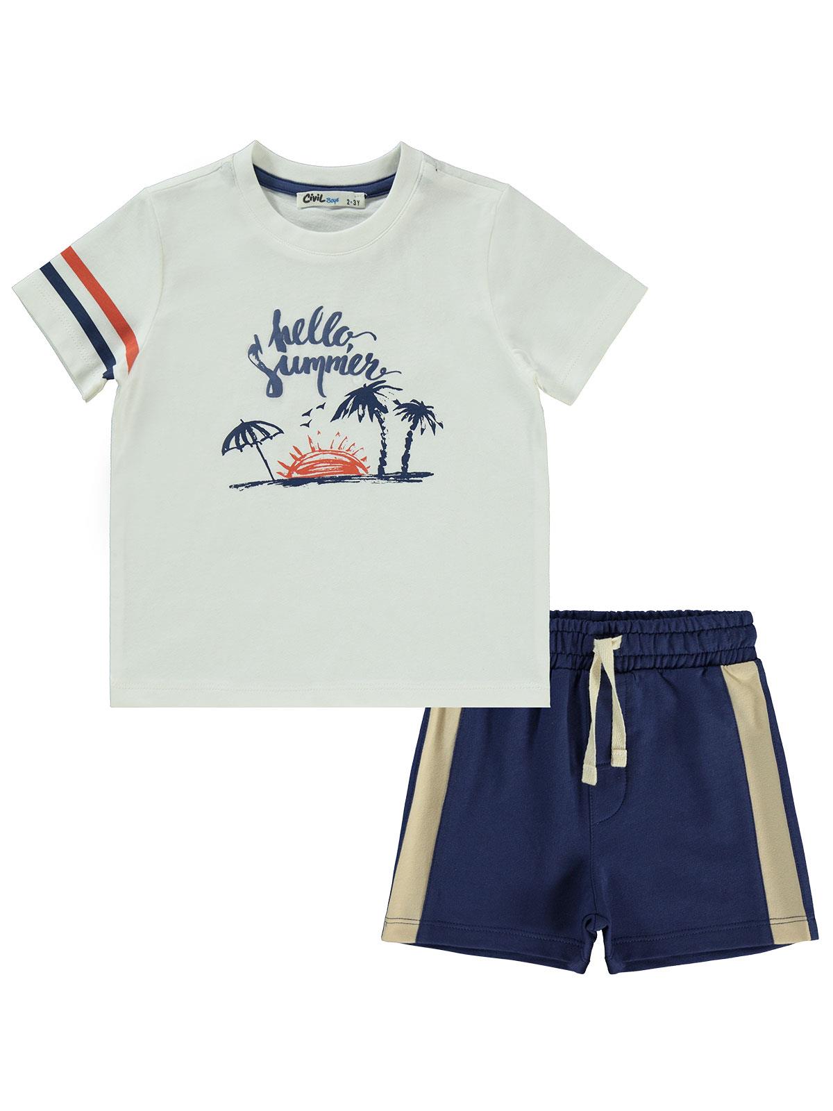Civil Boys 3'lü Set 2-5 Yaş Takım