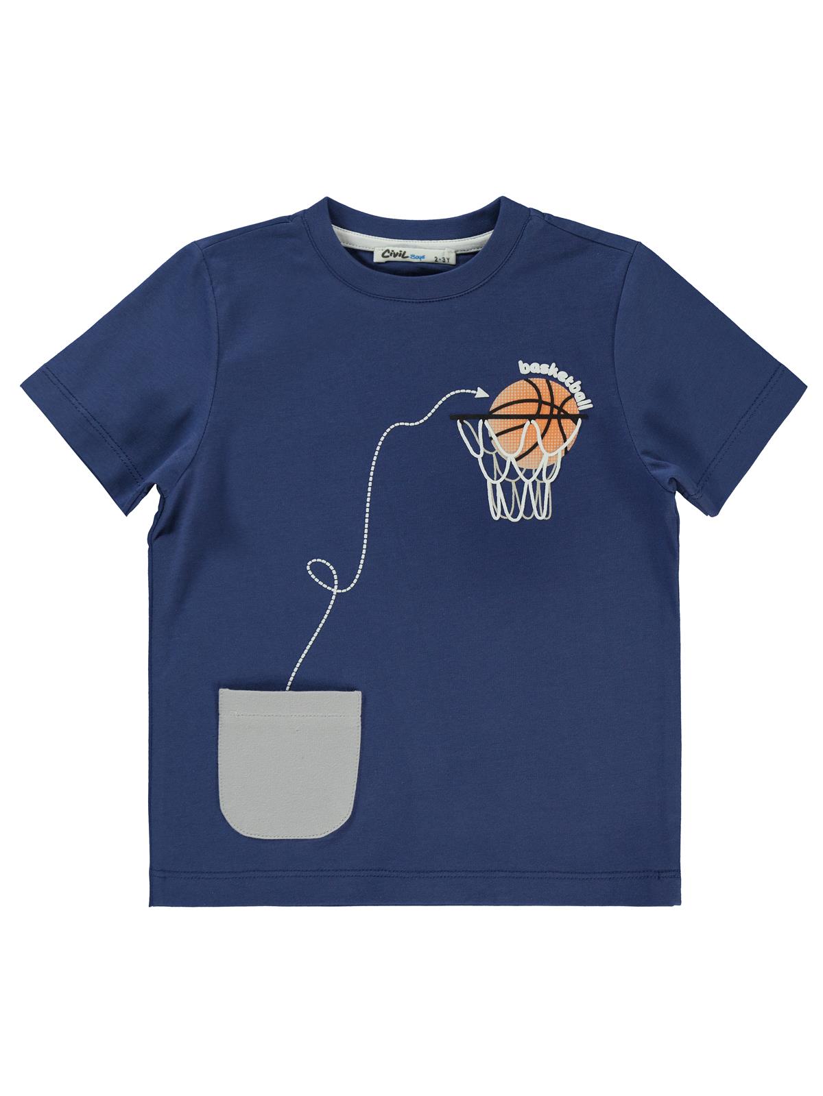 Civil Boys 3'lü Set 2-5 Yaş Tişört