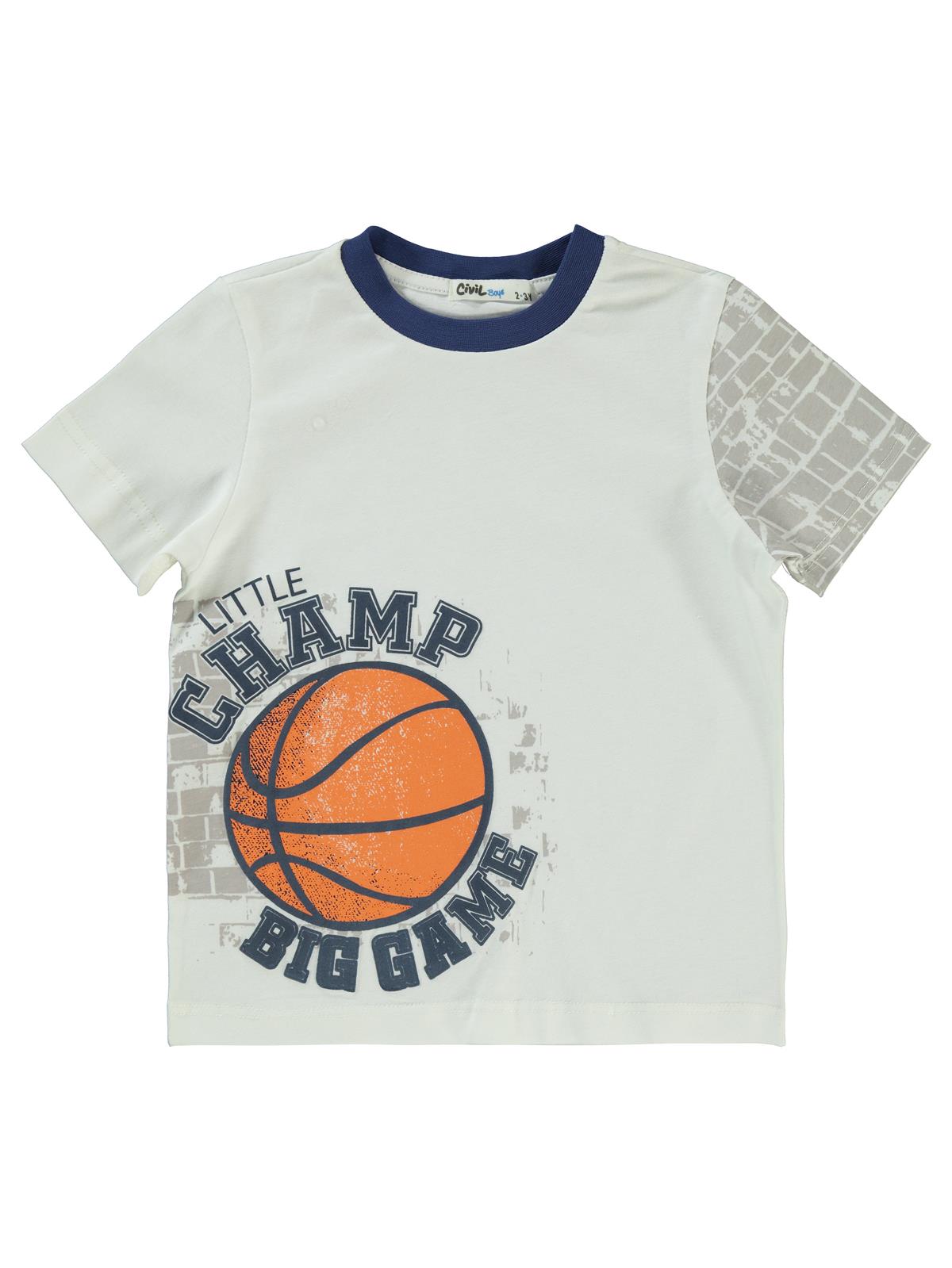 Civil Boys 3'lü Set 2-5 Yaş Tişört