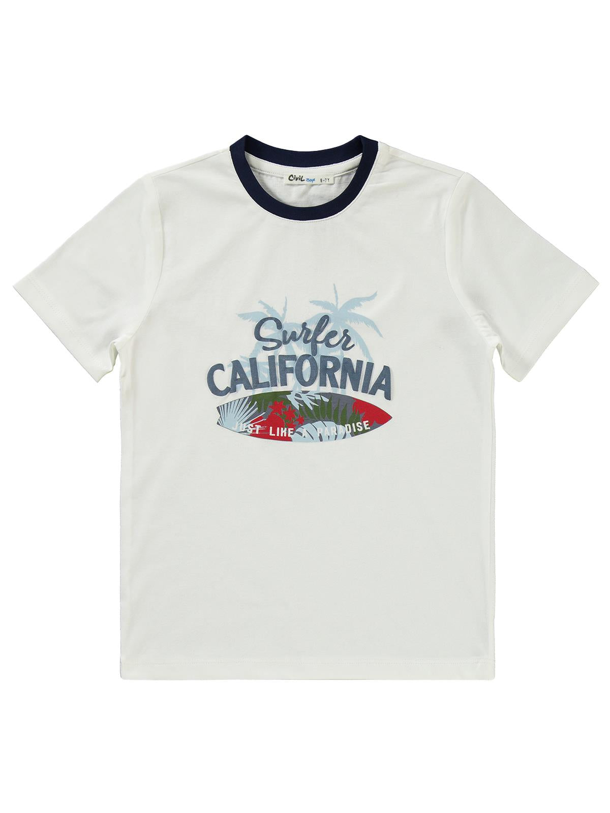 Civil Boys 2'li 6-9 Yaş Takım - Beyaz