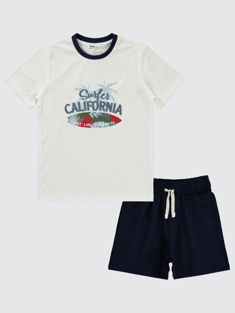 Civil Boys 2'li 6-9 Yaş Takım - Beyaz