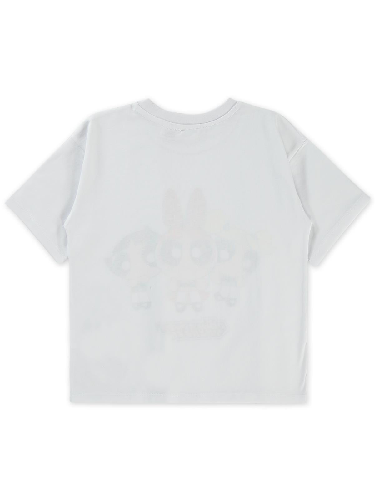 Powerpuff Girls 10-13 Yaş Tişört - Beyaz