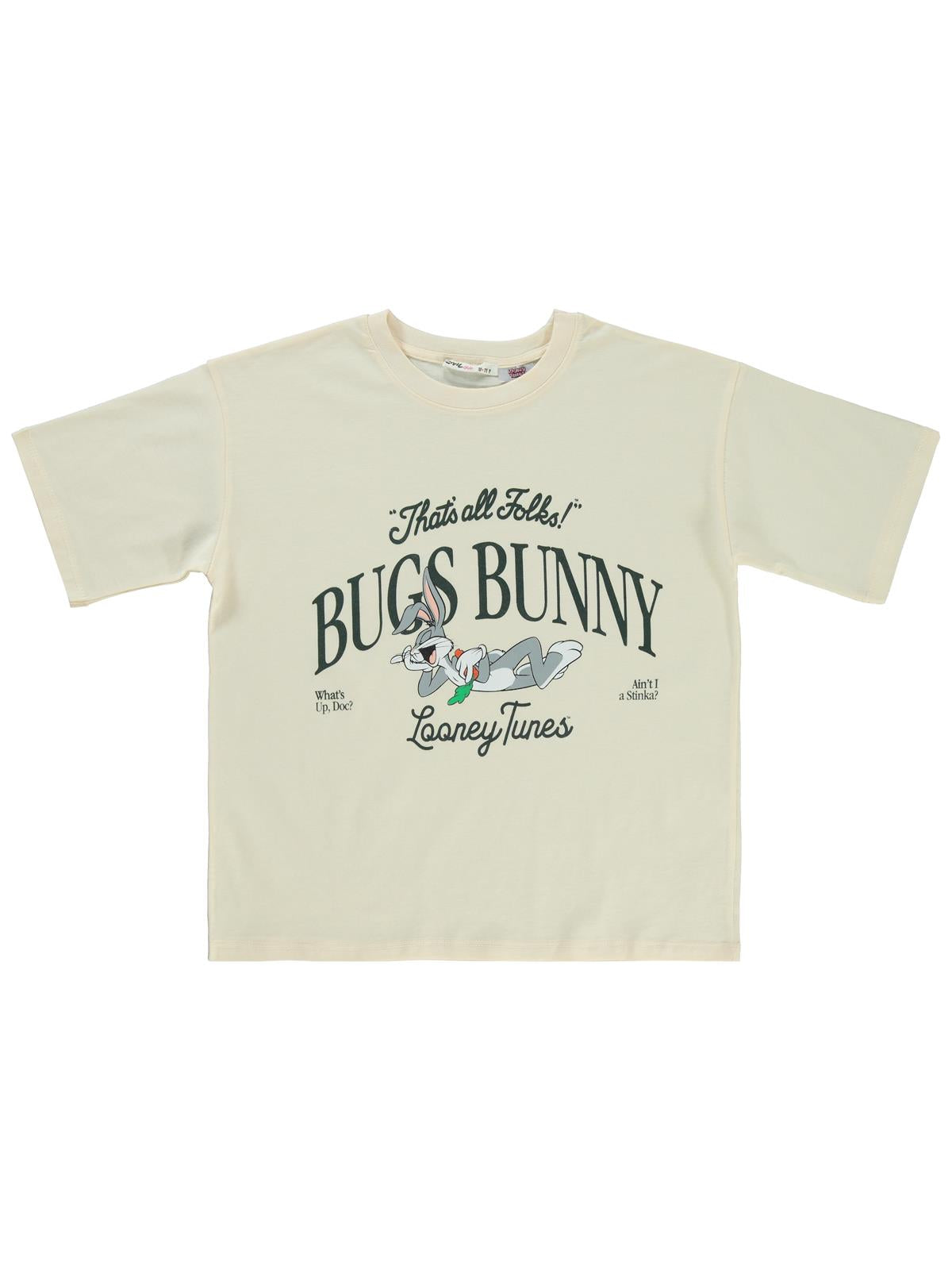 Bugs Bunny 10-13 Yaş Tişört - Fil Dişi