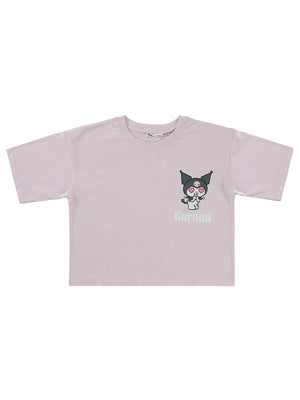 Kuromi 10-13 Yaş Tişört - Lila