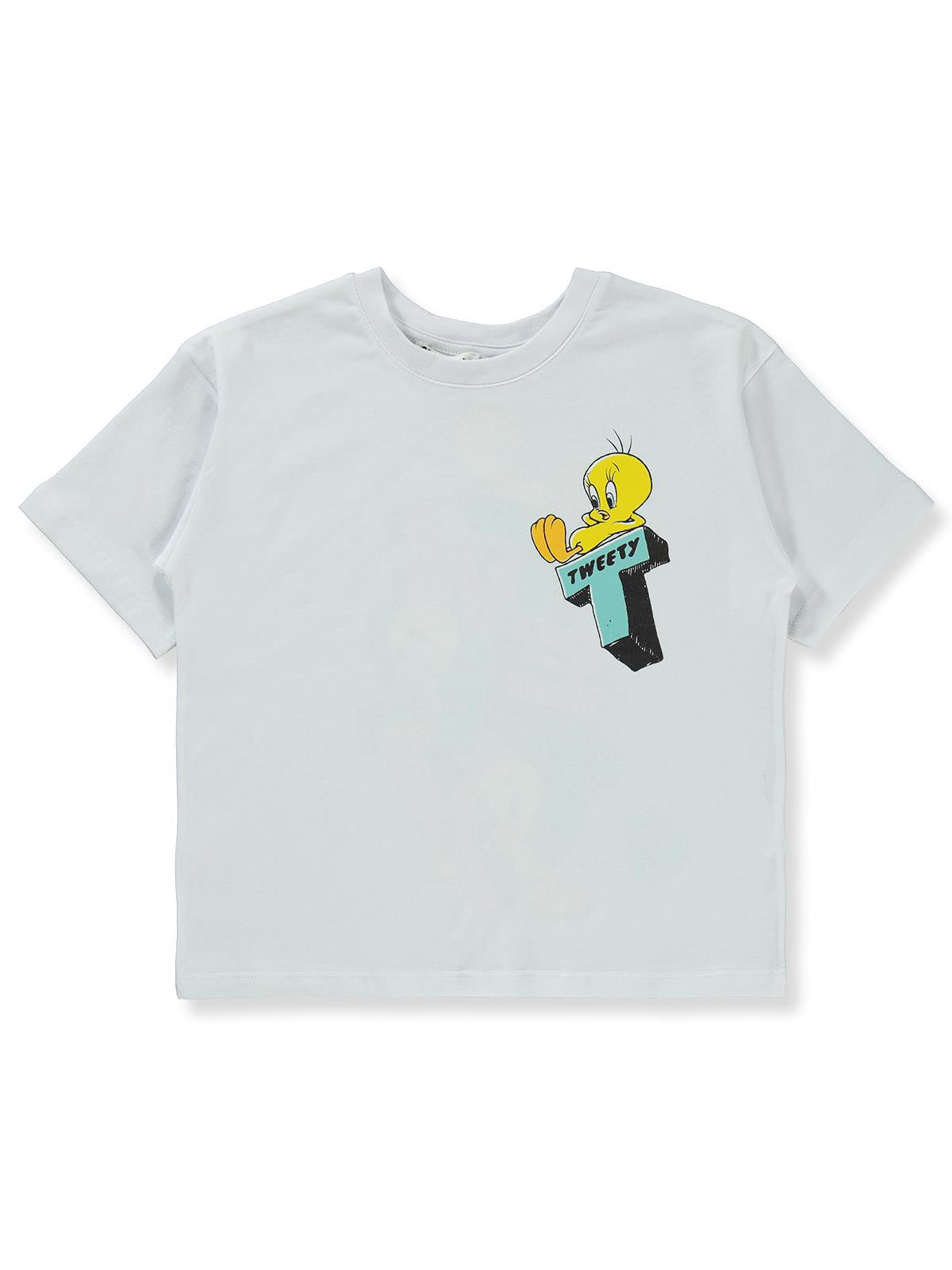 Tweety 6-9 Yaş Tişört - Beyaz