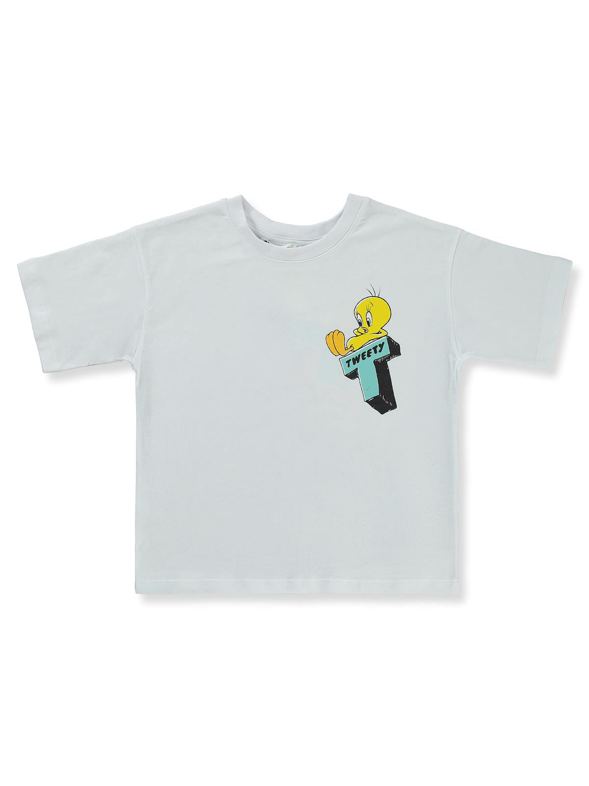 Tweety 6-9 Yaş Tişört - Beyaz