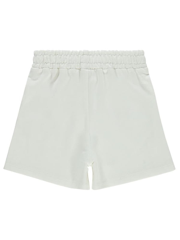 Civil Girls Düğme Detaylı 6-9 Yaş Şort - Ekru