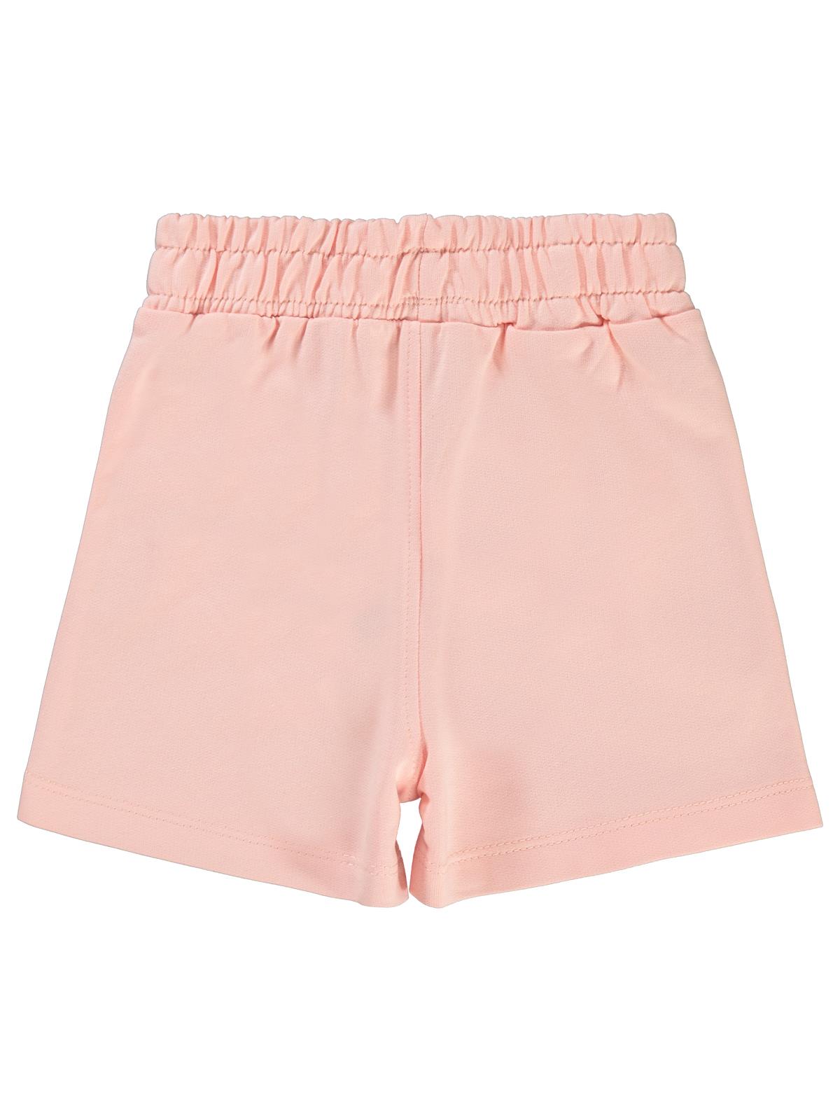 Civil Girls Fiyonklu 2-5 Yaş Şort - Pudra