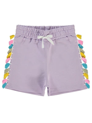 Civil Girls Püsküllü 2-5 Yaş Şort - Lila