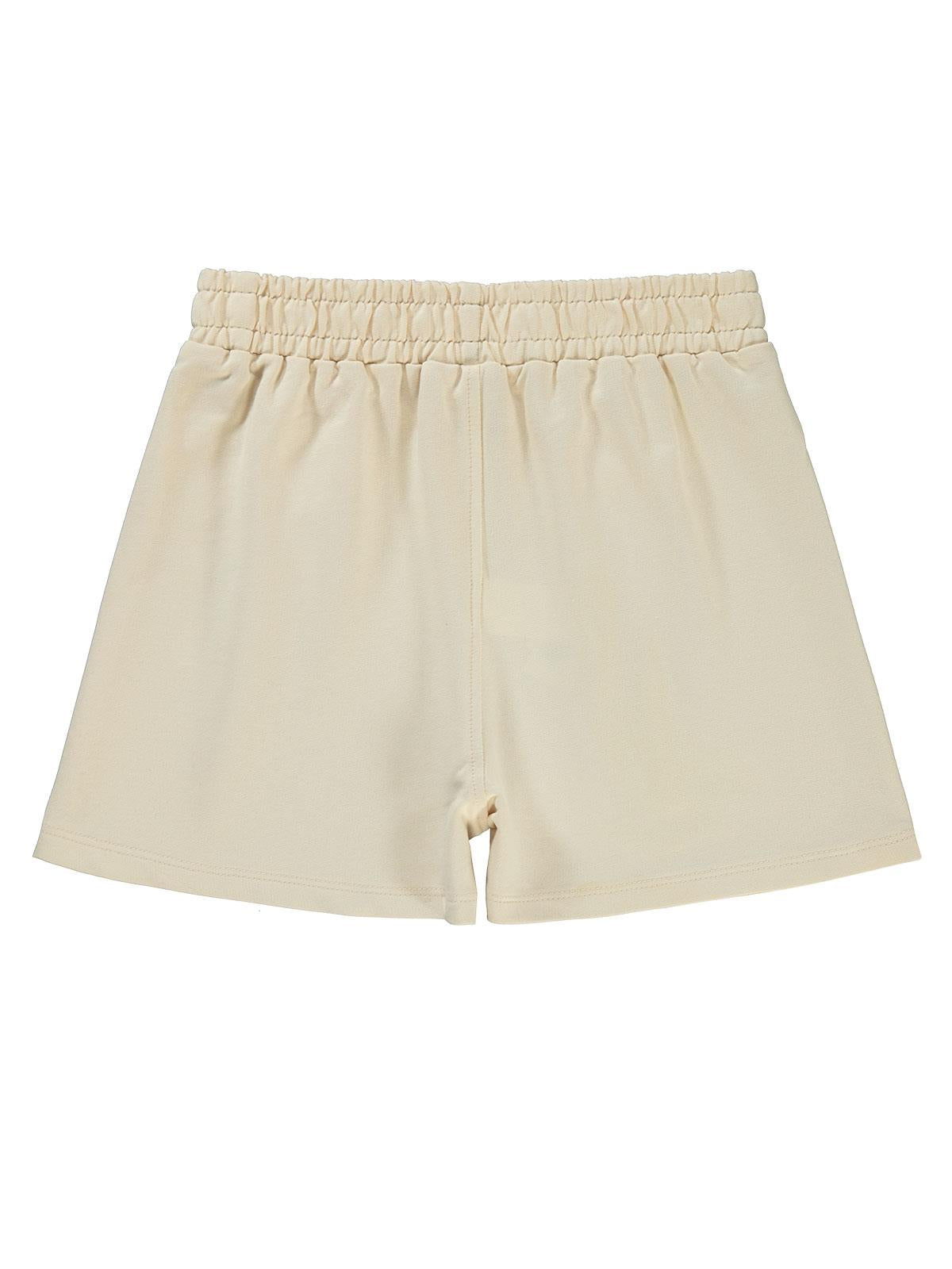 Civil Girls Pileli 10-13 Yaş Şort - Bej