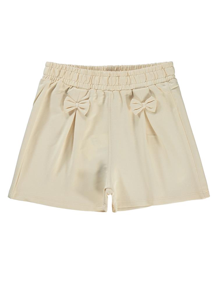Civil Girls Pileli 10-13 Yaş Şort - Bej