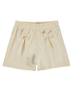 Civil Girls Pileli 10-13 Yaş Şort - Bej
