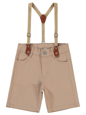 Civil Boys Slopet Askılı 2-5 Yaş Kapri - Bej