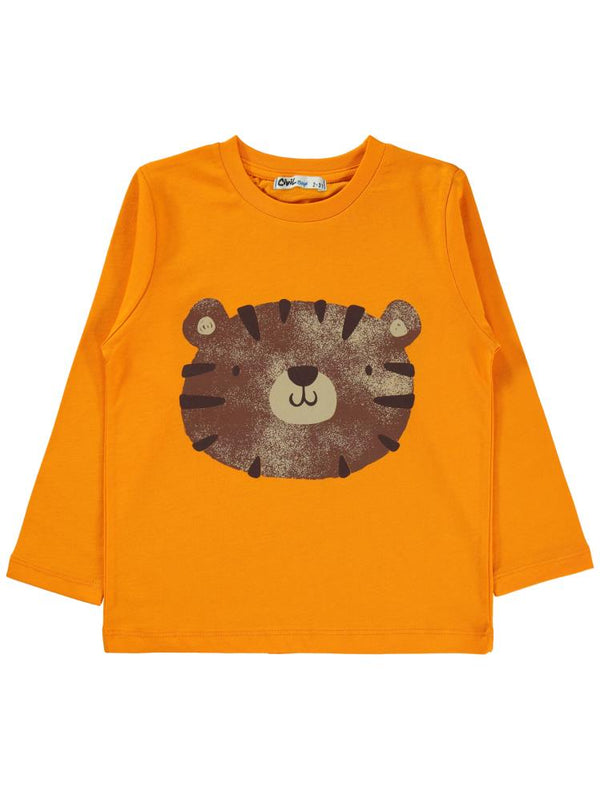 Civil Boys Dude Baskılı 2-5 Yaş Yelekli Sweatshirt - Gri