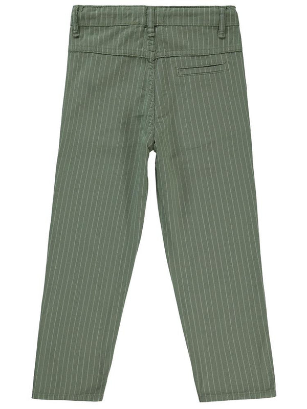 Civil Boys Çizgili 6-9 Yaş Pantolon - Haki