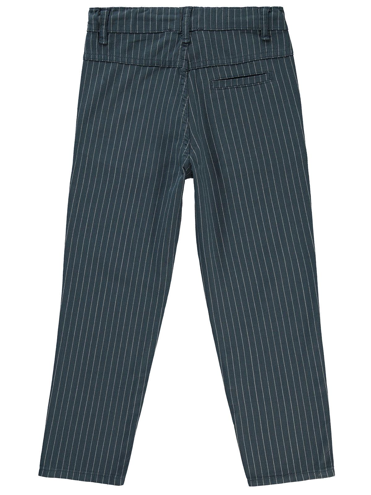 Civil Boys Çizgili 10-13 Yaş Pantolon - Lacivert