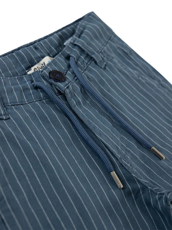 Civil Boys Çizgili 10-13 Yaş Pantolon - Lacivert