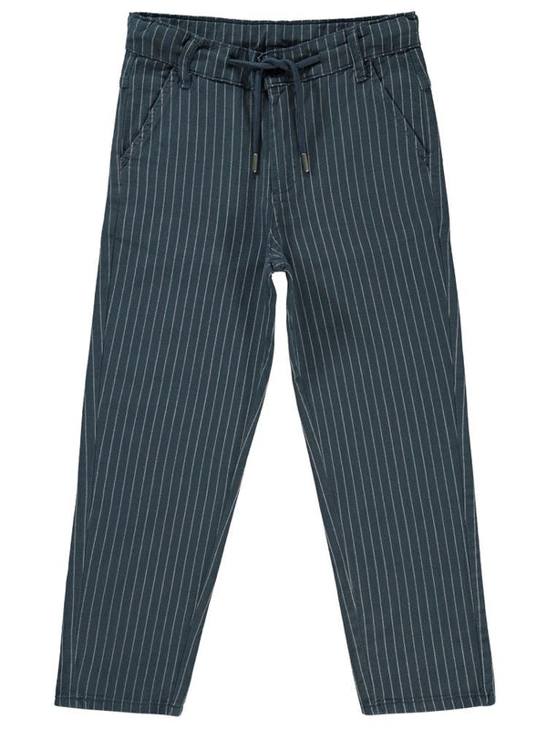 Civil Boys Çizgili 10-13 Yaş Pantolon - Lacivert