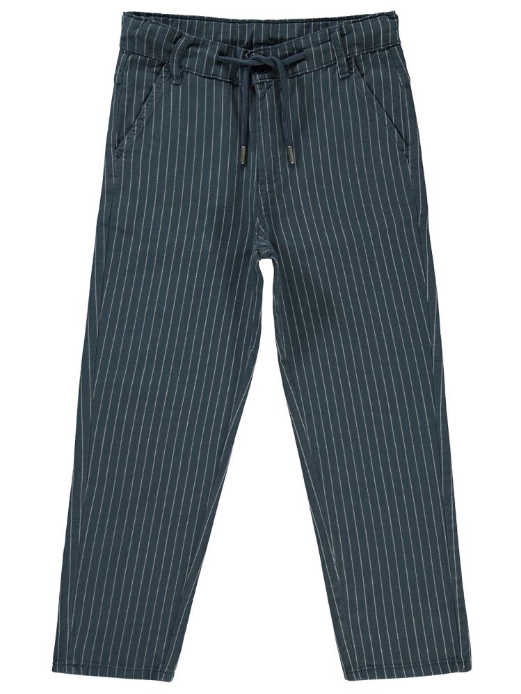 Civil Boys Çizgili 10-13 Yaş Pantolon - Lacivert