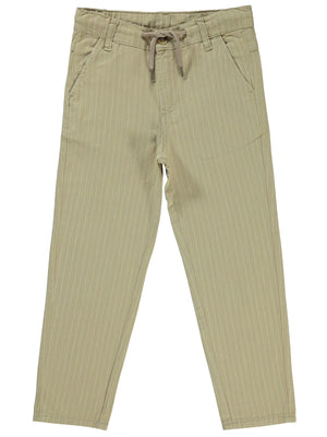 Civil Boys Çizgili 6-9 Yaş Pantolon - Bej