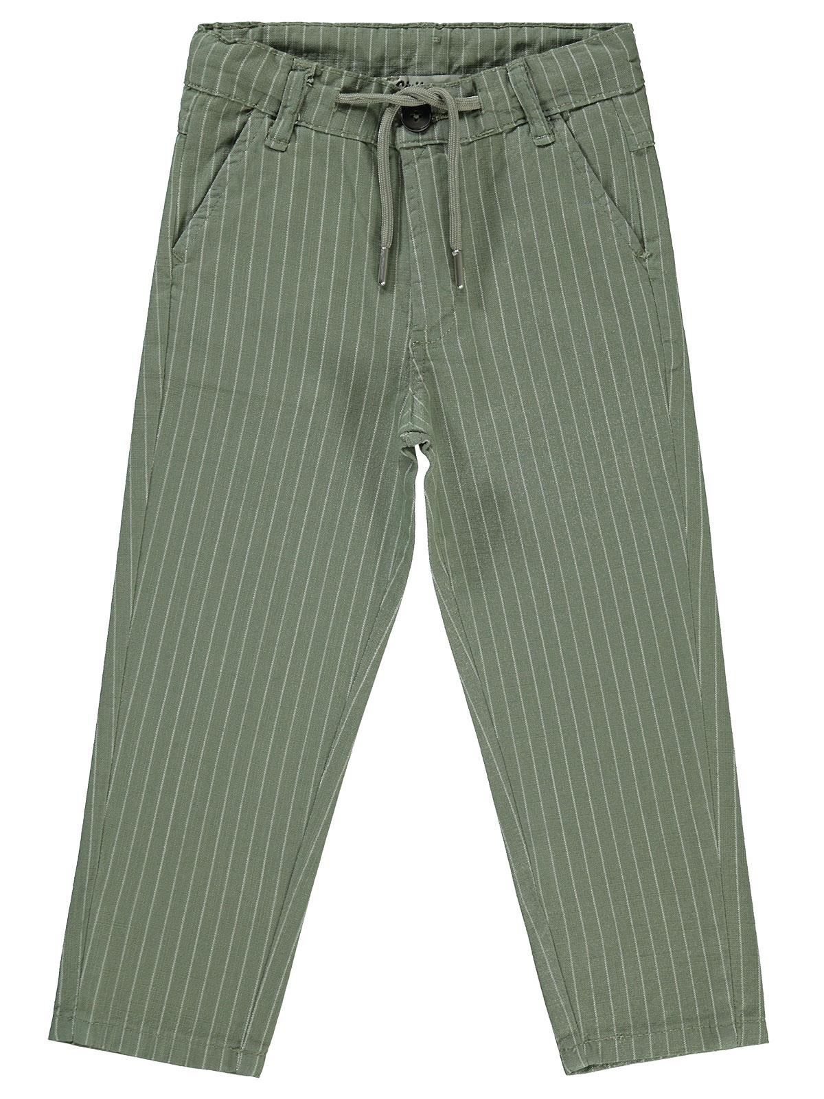 Civil Boys Çizgili 2-5 Yaş Pantolon - Haki