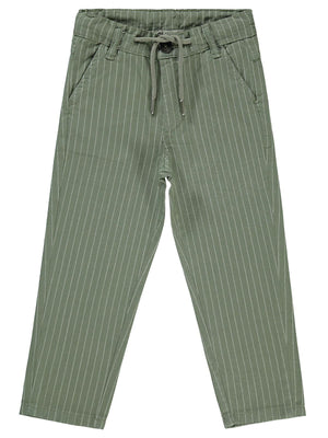 Civil Boys Çizgili 2-5 Yaş Pantolon - Haki