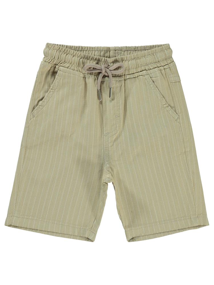 Civil Boys Çizgili 2-5 Yaş Kapri - Bej