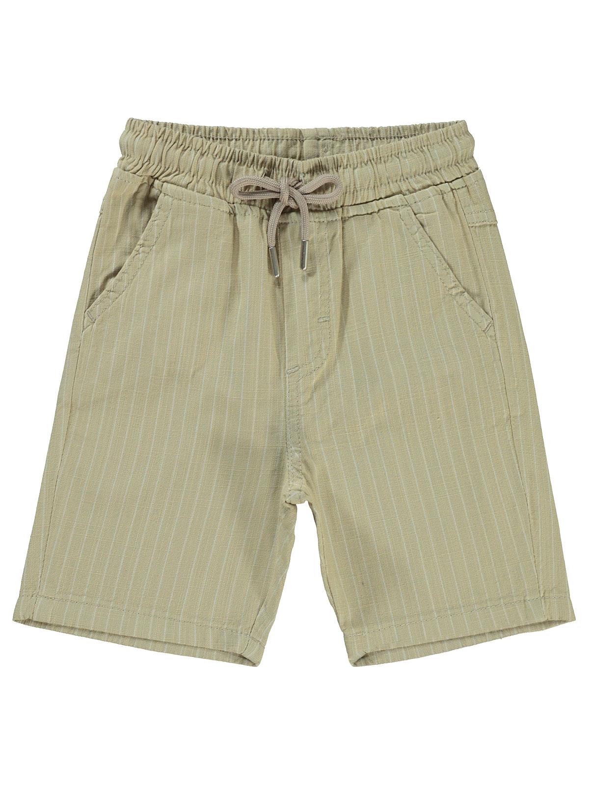 Civil Boys Çizgili 2-5 Yaş Kapri - Bej