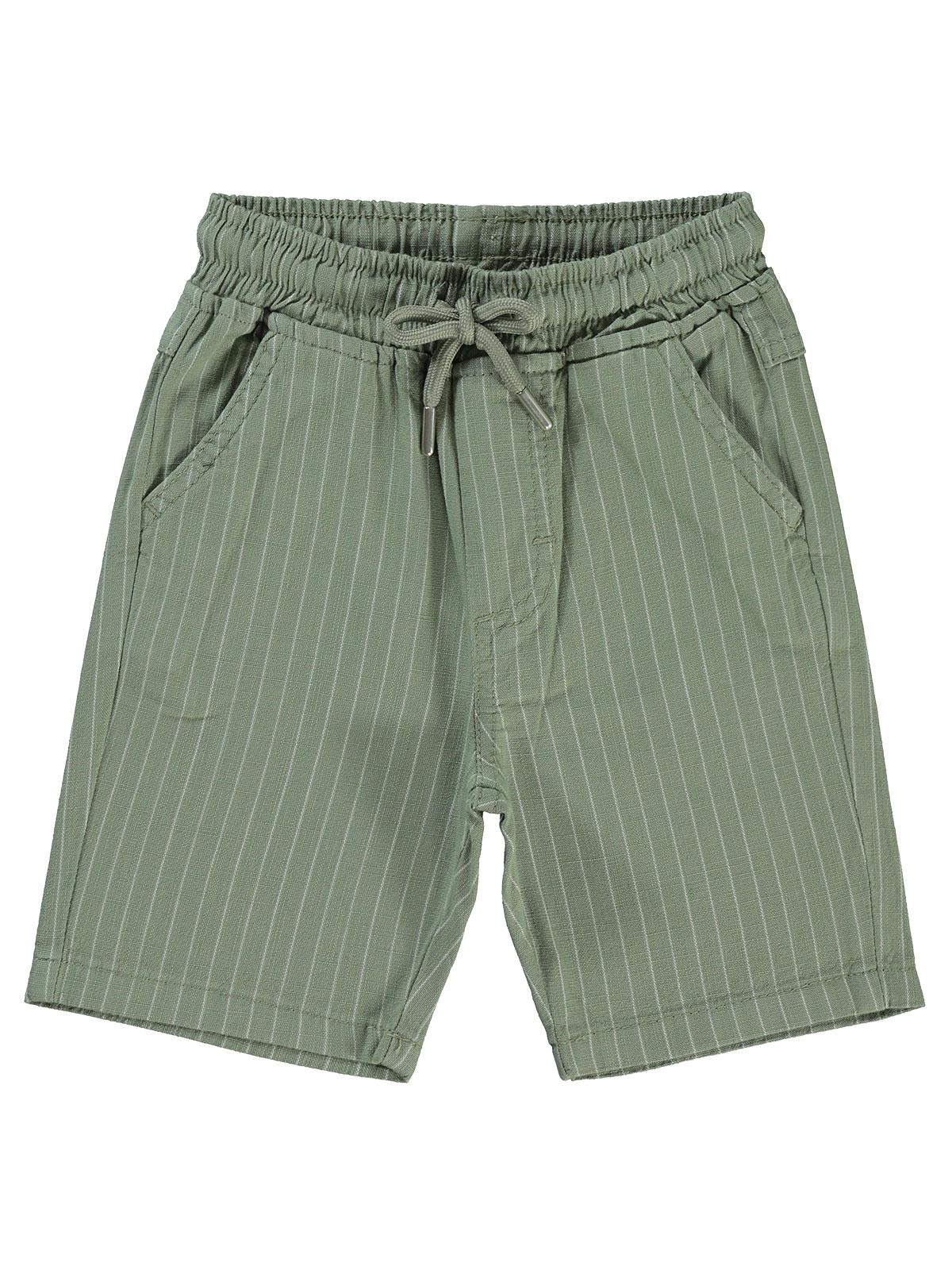 Civil Boys Çizgili 2-5 Yaş Kapri - Haki