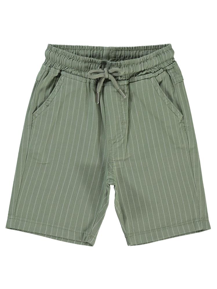 Civil Boys Çizgili 2-5 Yaş Kapri - Haki