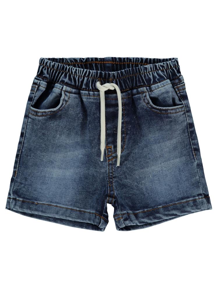 Civil Baby Yıkamalı 6-18 Ay Şort - Mavi