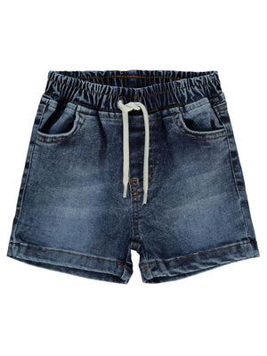 Civil Baby Yıkamalı 6-18 Ay Şort - Mavi