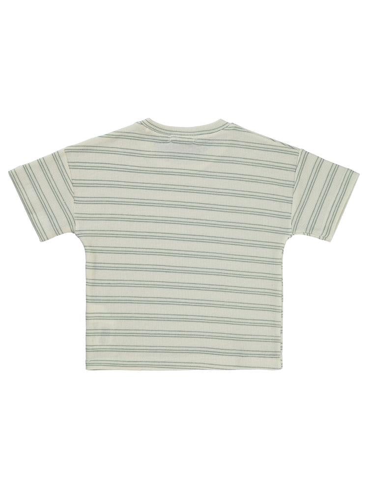 Civil Boys Çizgili 2-5 Yaş Tişört - Bej