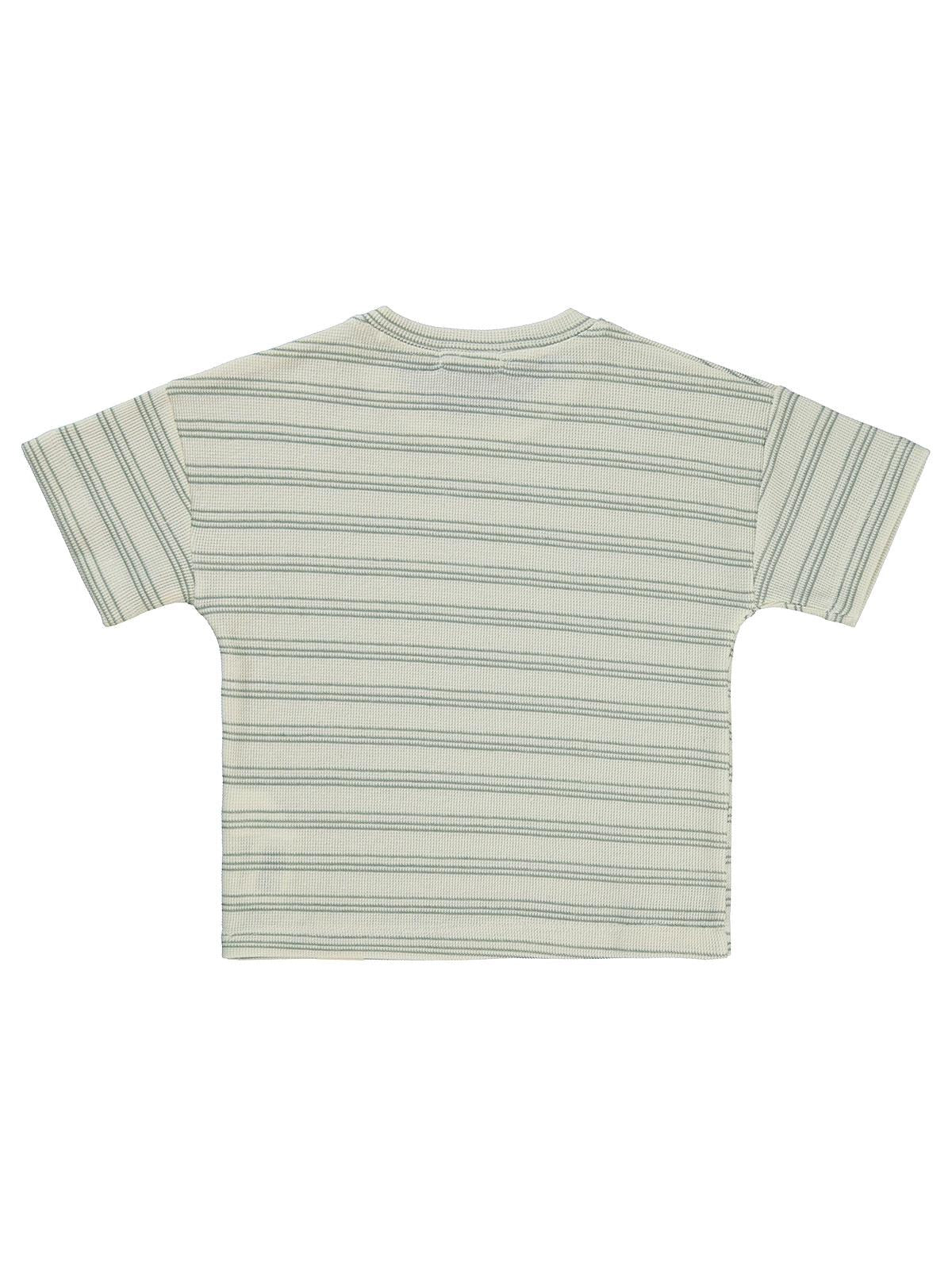 Civil Boys Çizgili 2-5 Yaş Tişört - Bej