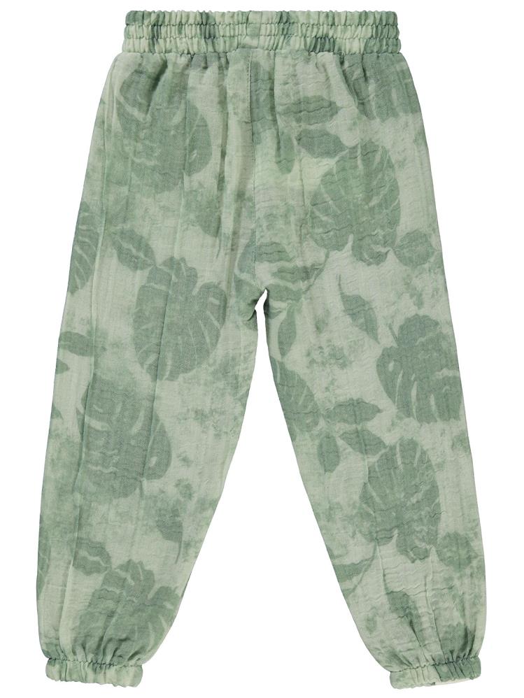 Civil Boys Yaprak Baskılı 2-5 Yaş Pantolon - Haki