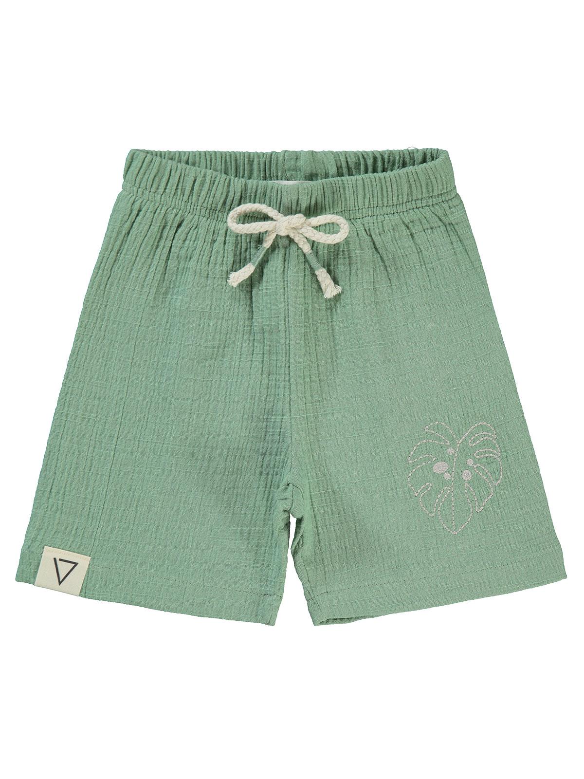 Civil Boys Yaprak Nakışlı 2-5 Yaş Kapri - Haki