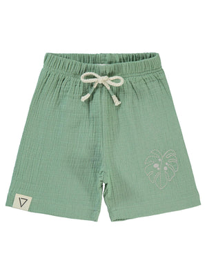 Civil Boys Yaprak Nakışlı 2-5 Yaş Kapri - Haki