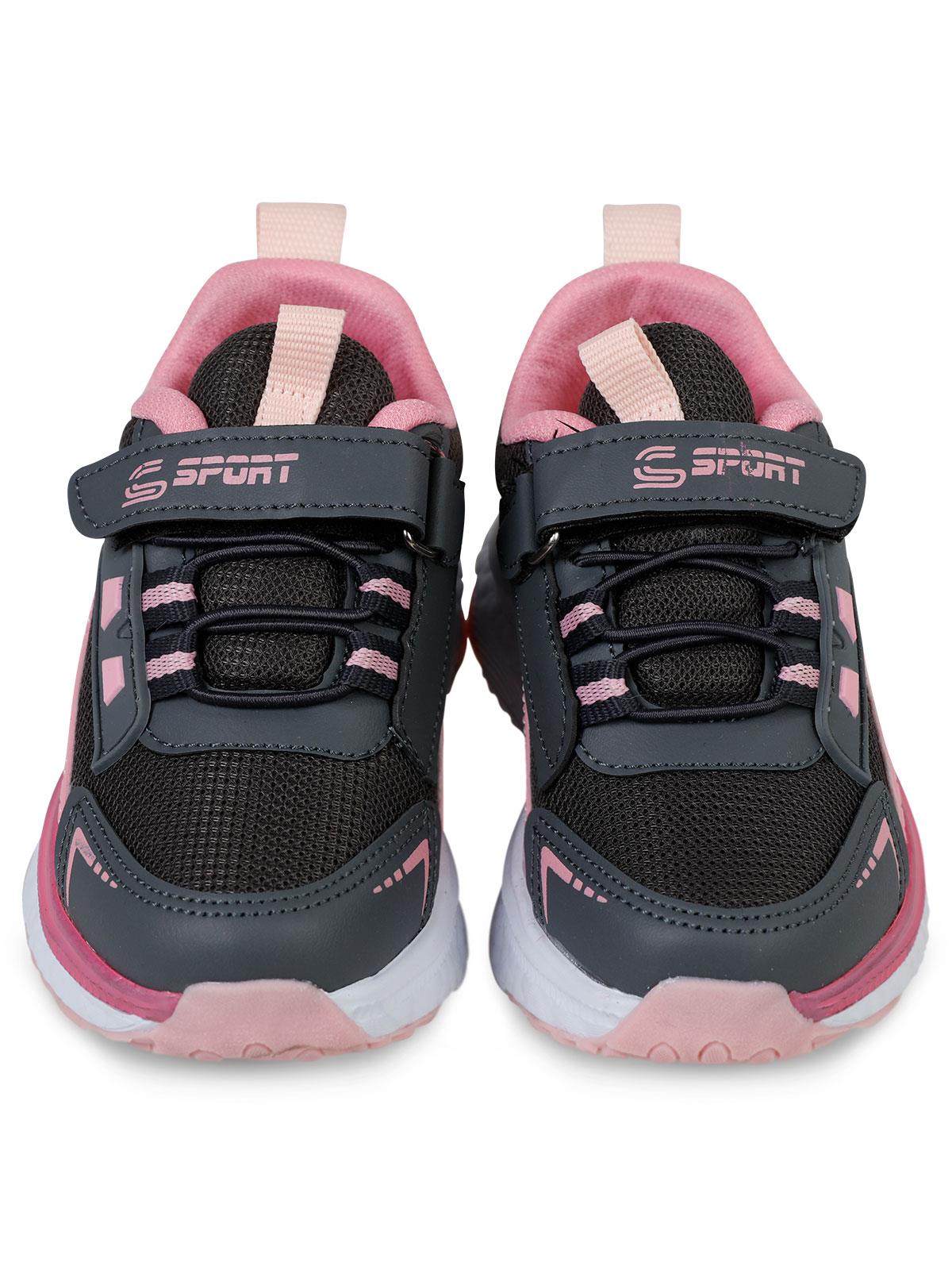 Civil Sport Kız Çocuk Spor Ayakkabı 26-30 Numara - Gri