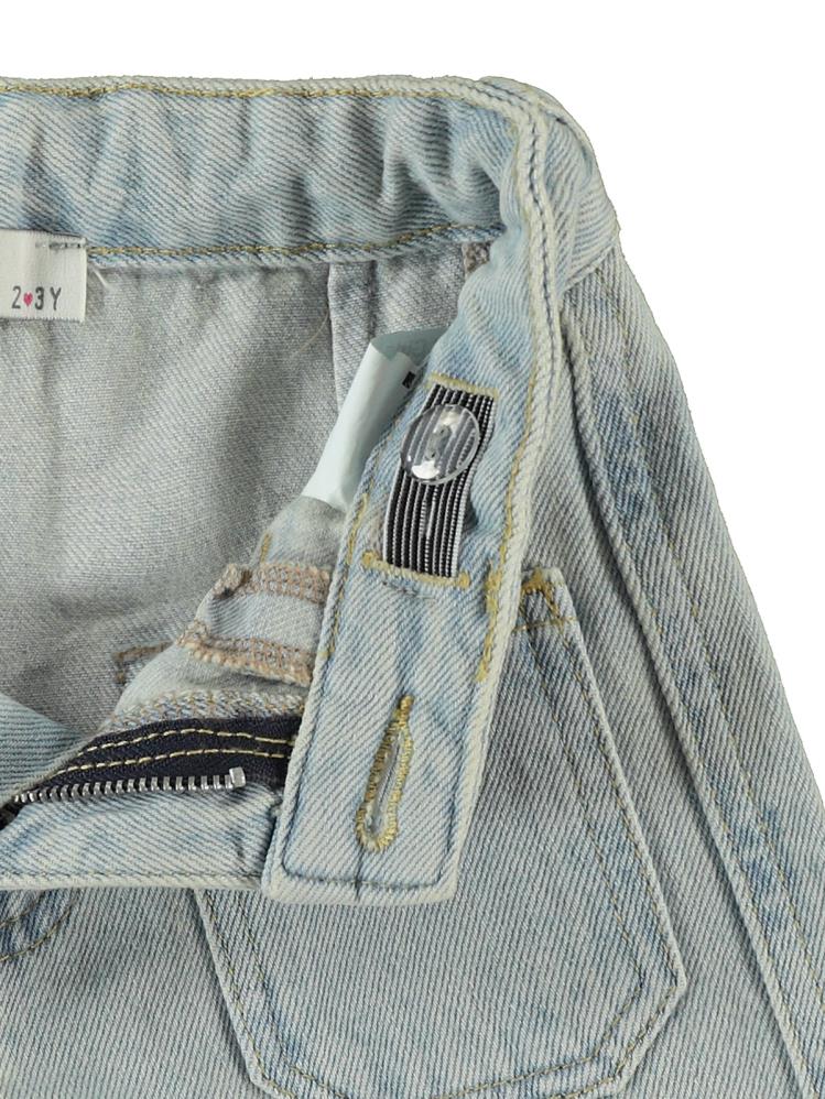 Civil Girls Önü Cepli 6-9 Yaş Pantolon - Mavi